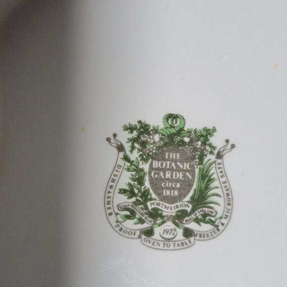 Set Of 2 Portmeirion Botanic Garden 6.5” Rimmed Oatmeal Cereal Soup Bowls - Picture 9 of 10